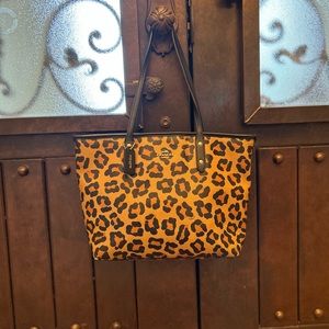 Coach Leopard Tote